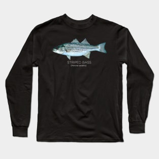 Scientific Striped Bass For Surf Striper Fisher Long Sleeve T-Shirt